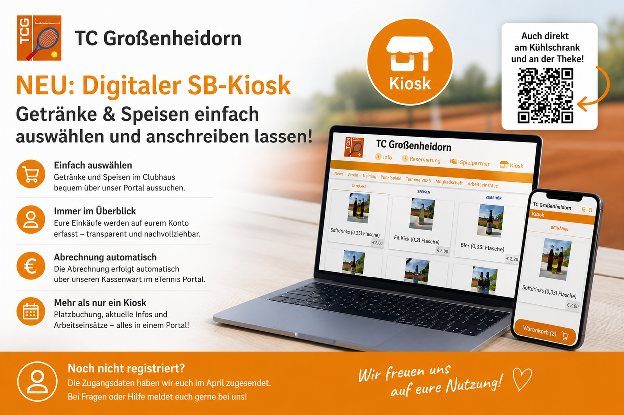 Unser SB-Kiosk ist online!